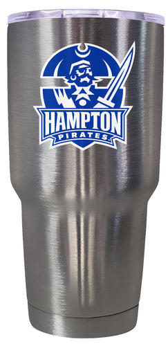 Hampton University Mascot Logo Tumbler - 24oz Color-Choice Insulated Stainless Steel Mug