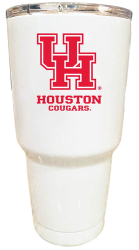 University of Houston 24 oz Insulated Stainless Steel Tumbler White Officially Licensed Collegiate Product Single