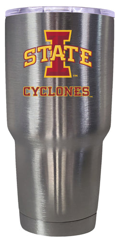 Iowa State Cyclones Mascot Logo Tumbler - 24oz Color-Choice Insulated Stainless Steel Mug