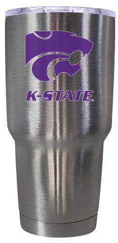 Kansas State Wildcats Mascot Logo Tumbler - 24oz Color-Choice Insulated Stainless Steel Mug
