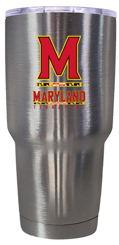 Maryland Terrapins Mascot Logo Tumbler - 24oz Color-Choice Insulated Stainless Steel Mug