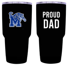 Load image into Gallery viewer, Memphis Tigers Proud Dad 24 oz Insulated Stainless Steel Tumbler
