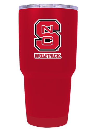 NC State Wolfpack Mascot Logo Tumbler - 24oz Color-Choice Insulated Stainless Steel Mug