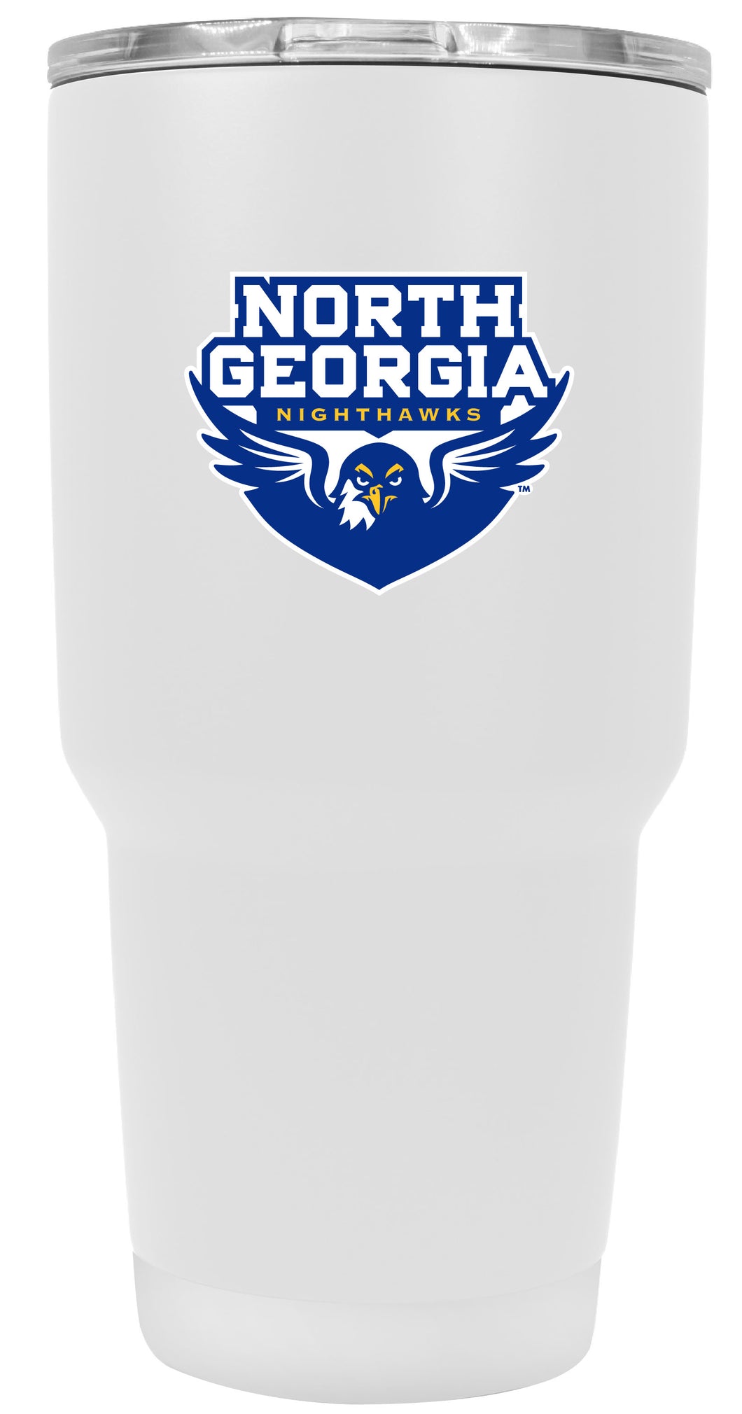 North Georgia Nighhawks 24 oz Insulated Stainless Steel Tumbler White Officially Licensed Collegiate Product Single