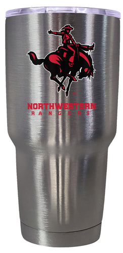 Northwestern Oklahoma State University Mascot Logo Tumbler - 24oz Color-Choice Insulated Stainless Steel Mug