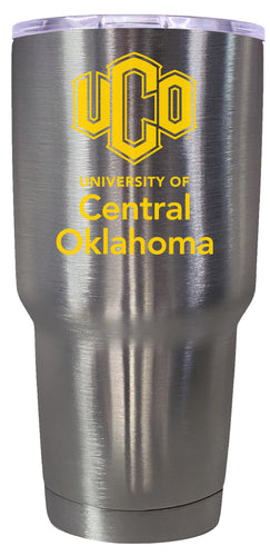 University of Central Oklahoma Bronchos Mascot Logo Tumbler - 24oz Color-Choice Insulated Stainless Steel Mug