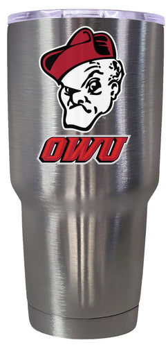 Ohio Wesleyan University Mascot Logo Tumbler - 24oz Color-Choice Insulated Stainless Steel Mug