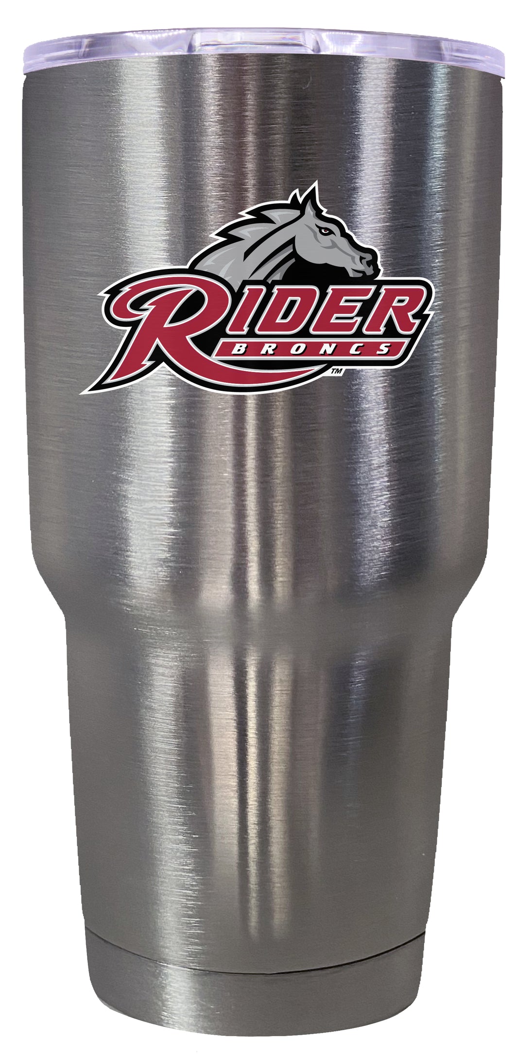 Rider University Broncs Mascot Logo Tumbler - 24oz Color-Choice Insulated Stainless Steel Mug