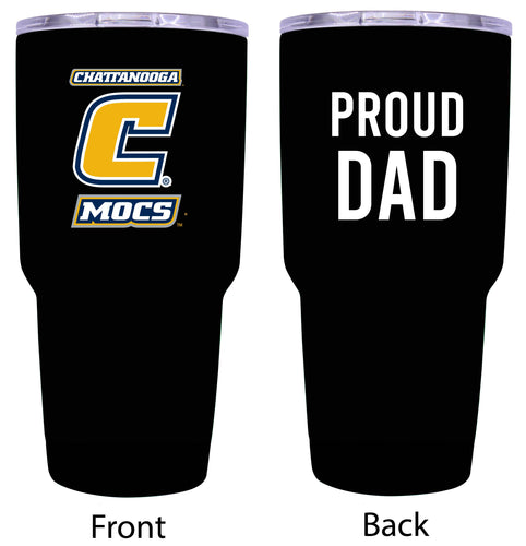 University of Tennessee at Chattanooga Proud Dad 24 oz Insulated Stainless Steel Tumbler Black