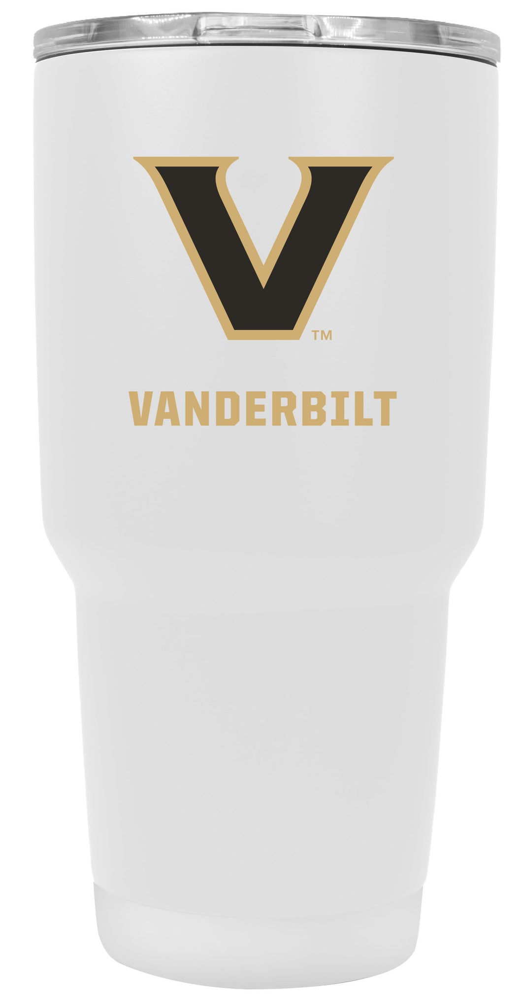 Vanderbilt University 24 oz Insulated Stainless Steel Tumbler White Officially Licensed Collegiate Product 2-Pack