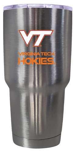 Virginia Tech Hokies Mascot Logo Tumbler - 24oz Color-Choice Insulated Stainless Steel Mug