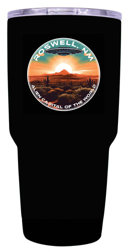 Roswell New Mexico Design A Souvenir 24 oz Insulated Stainless Steel Tumbler Black Single