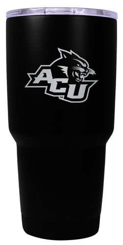 Abilene Christian University 24 oz Engraved Insulated Stainless Steel Tumbler Black Officially Licensed Single