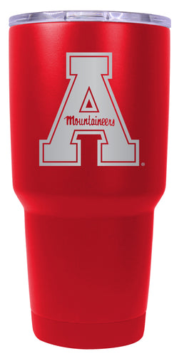 Appalachian State 24 oz Engraved Insulated Stainless Steel Tumbler Red Officially Licensed 2-Pack