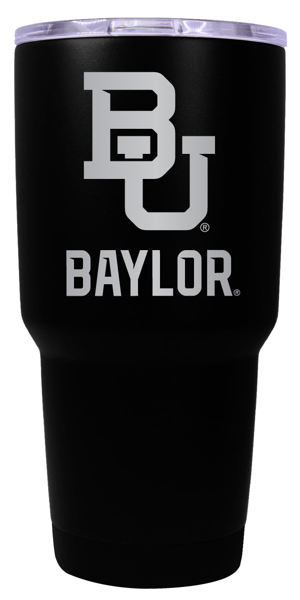 Baylor Bears 24 oz Engraved Insulated Stainless Steel Tumbler Black Officially Licensed Single