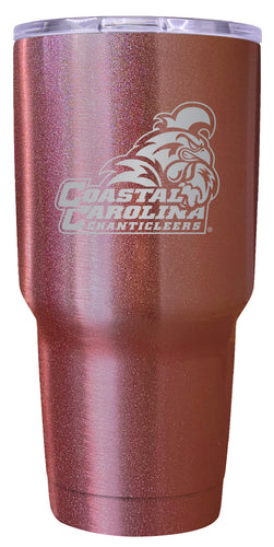 Coastal Carolina University 24 oz Engraved Insulated Stainless Steel Tumbler Rose Gold Officially Licensed Single