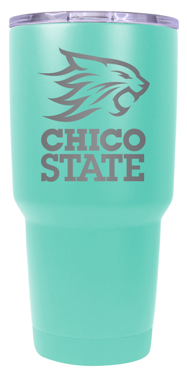 California State University, Chico 24 oz Engraved Insulated Stainless Steel Tumbler Seafoam Officially Licensed Single