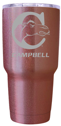 Campbell University Fighting Camels Premium Laser Engraved Tumbler - 24oz Stainless Steel Insulated Mug Rose Gold