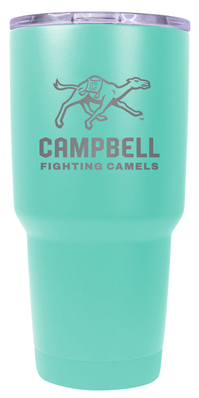 Campbell University Fighting Camels 24 oz Engraved Insulated Stainless Steel Tumbler Seafoam Officially Licensed 2-Pack