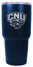 Load image into Gallery viewer, Christopher Newport Captains 24 oz Engraved Insulated Stainless Steel Tumbler Officially Licensed
