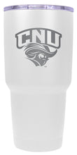 Load image into Gallery viewer, Christopher Newport Captains 24 oz Engraved Insulated Stainless Steel Tumbler Officially Licensed
