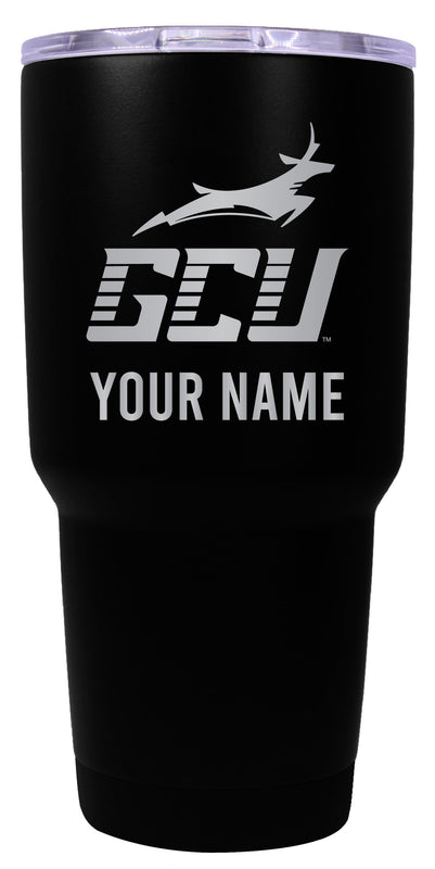 Grand Canyon University Lopes Officially Licensed 24 oz Customizable Engraved Insulated Stainless Steel Tumbler Black