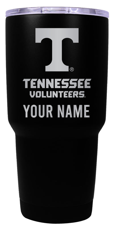 Tennessee Knoxville Officially Licensed 24 oz Customizable Engraved Insulated Stainless Steel Tumbler Black