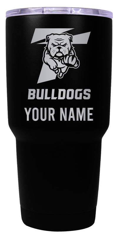 Truman State University Officially Licensed 24 oz Customizable Engraved Insulated Stainless Steel Tumbler Black