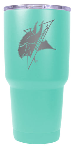 Elizabeth City State University 24 oz Engraved Insulated Stainless Steel Tumbler Seafoam Officially Licensed 2-Pack