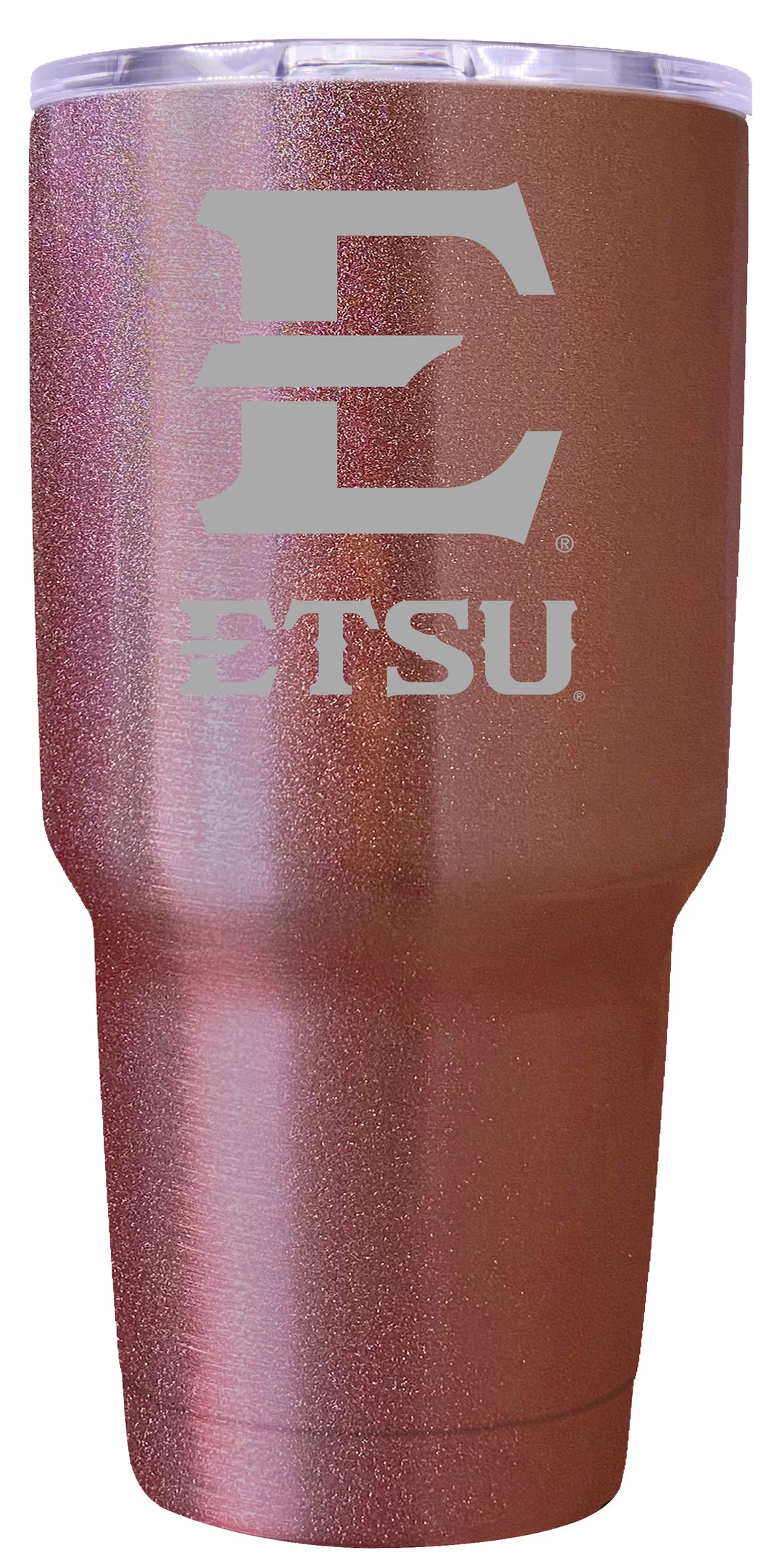 East Tennessee State University Premium Laser Engraved Tumbler - 24oz Stainless Steel Insulated Mug Rose Gold