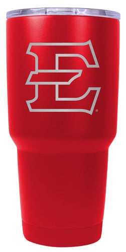 East Tennessee State University 24 oz Engraved Insulated Stainless Steel Tumbler Red Officially Licensed Single