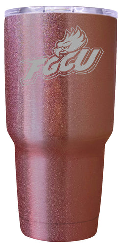 Florida Gulf Coast Eagles Premium Laser Engraved Tumbler - 24oz Stainless Steel Insulated Mug Rose Gold