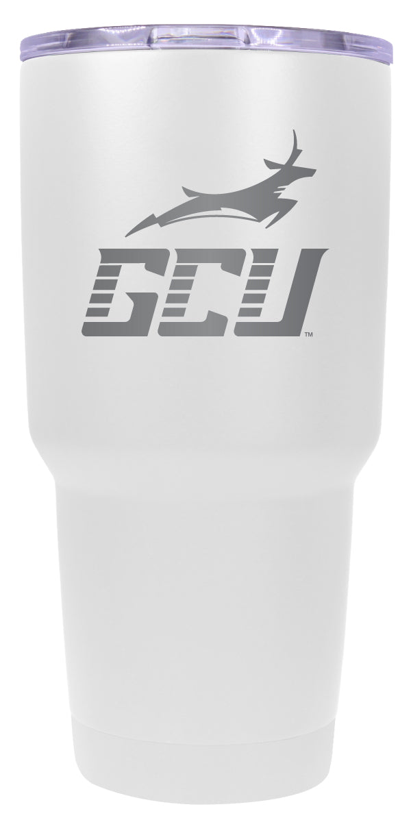 Grand Canyon University Lopes 24 oz Engraved Insulated Stainless Steel Tumbler White Officially Licensed 2-Pack
