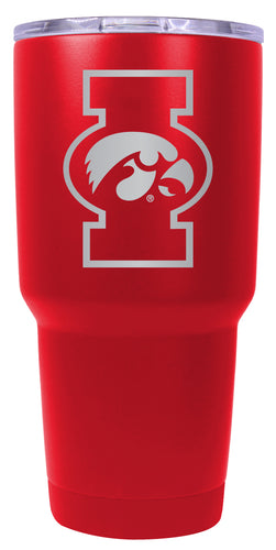 Iowa Hawkeyes 24 oz Engraved Insulated Stainless Steel Tumbler Red Officially Licensed 2-Pack