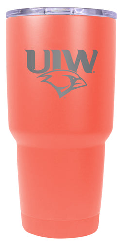 Incarnate Word Cardinals 24 oz Engraved Insulated Stainless Steel Tumbler Coral Officially Licensed 2-Pack