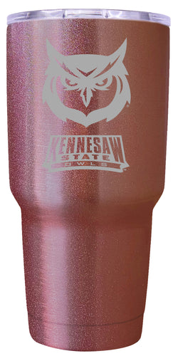 Kennesaw State University Premium Laser Engraved Tumbler - 24oz Stainless Steel Insulated Mug Rose Gold