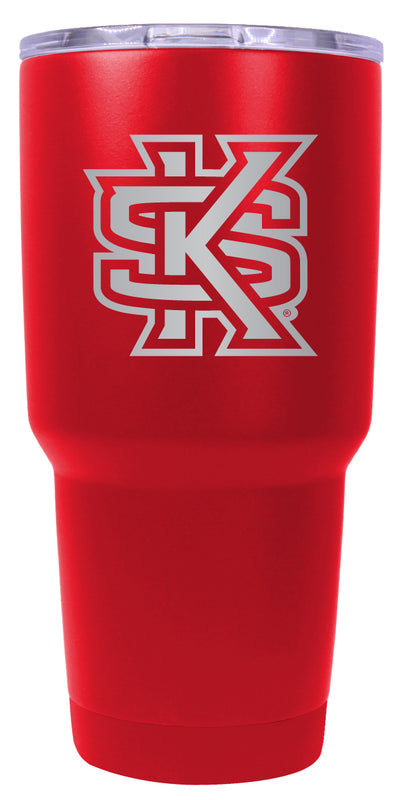 Kennesaw State University 24 oz Engraved Insulated Stainless Steel Tumbler Red Officially Licensed Single