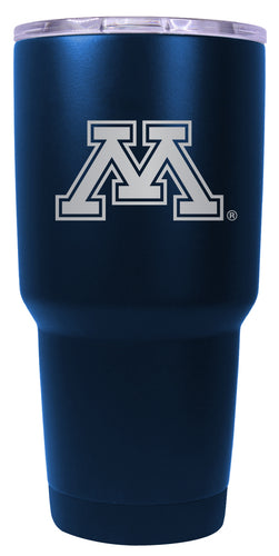 Minnesota Gophers 24 oz Engraved Insulated Stainless Steel Tumbler Navy Officially Licensed 2-Pack