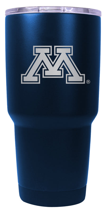 Minnesota Gophers 24 oz Engraved Insulated Stainless Steel Tumbler Navy Officially Licensed 2-Pack