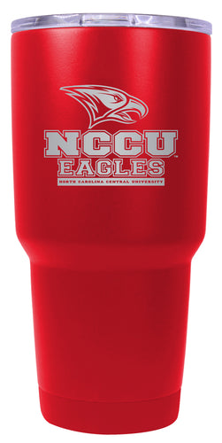 North Carolina Central Eagles 24 oz Engraved Insulated Stainless Steel Tumbler Red Officially Licensed Single