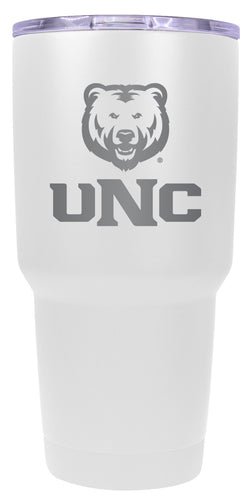 Northern Colorado Bears 24 oz Engraved Insulated Stainless Steel Tumbler White Officially Licensed 2-Pack