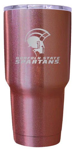 Norfolk State University 24 oz Engraved Insulated Stainless Steel Tumbler Rose Gold Officially Licensed 2-Pack