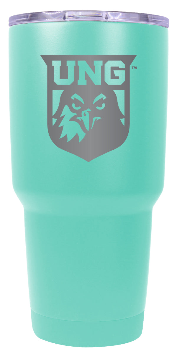 North Georgia Nighthawks 24 oz Engraved Insulated Stainless Steel Tumbler Seafoam Officially Licensed 2-Pack
