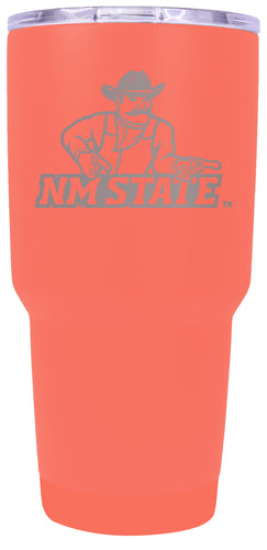 New Mexico State University Aggies Premium Laser Engraved Tumbler - 24oz Stainless Steel Insulated Mug Choose Your Color.