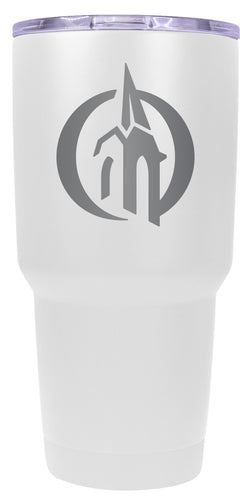 Otterbein University 24 oz Engraved Insulated Stainless Steel Tumbler White Officially Licensed 2-Pack