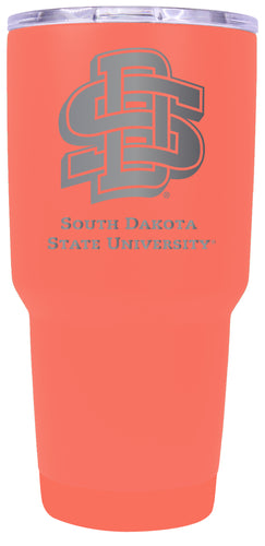 South Dakota State Jackrabbits Premium Laser Engraved Tumbler - 24oz Stainless Steel Insulated Mug Choose Your Color.