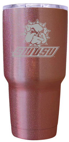 Southwestern Oklahoma State University Premium Laser Engraved Tumbler - 24oz Stainless Steel Insulated Mug Rose Gold