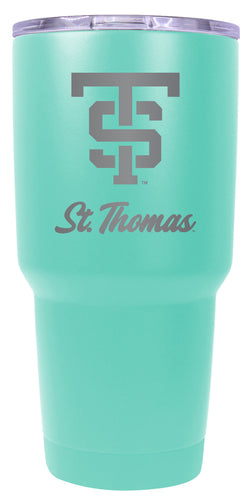 University of St. Thomas 24 oz Engraved Insulated Stainless Steel Tumbler Seafoam Officially Licensed Single