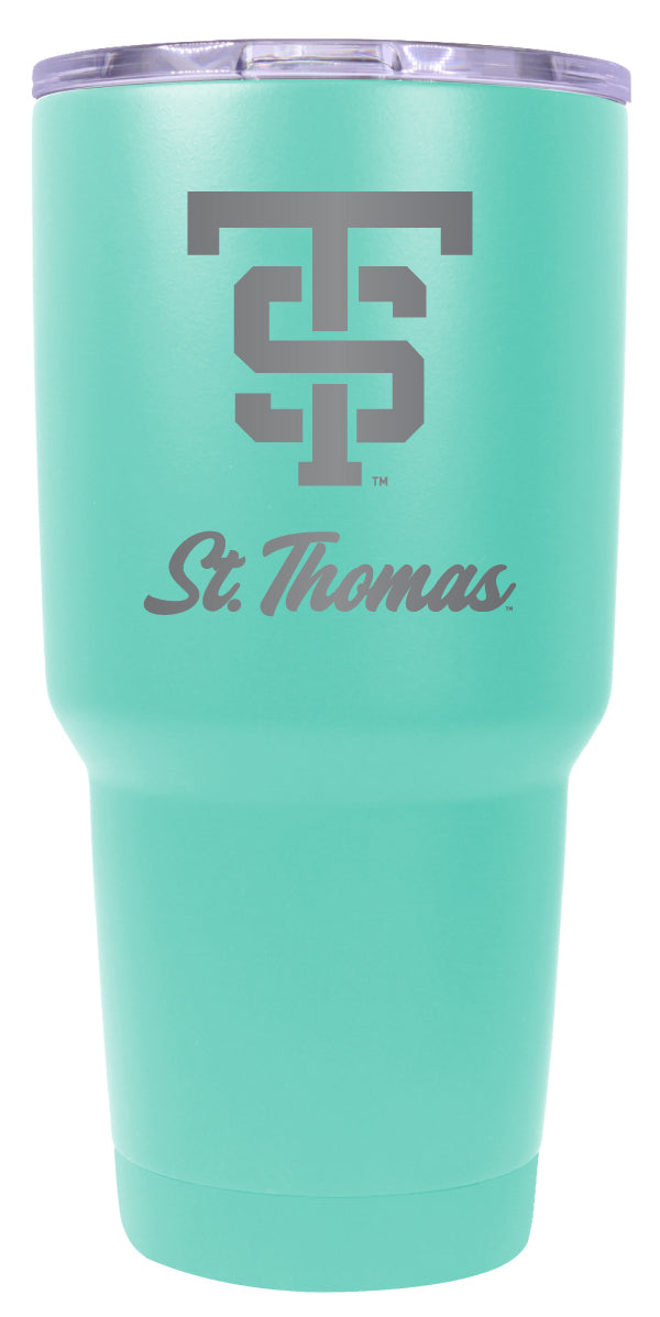 University of St. Thomas 24 oz Engraved Insulated Stainless Steel Tumbler Seafoam Officially Licensed Single