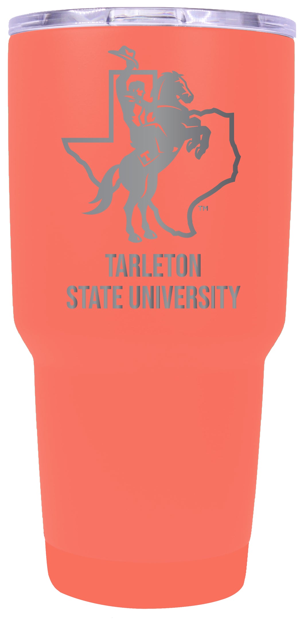 Tarleton State University Premium Laser Engraved Tumbler - 24oz Stainless Steel Insulated Mug Choose Your Color.